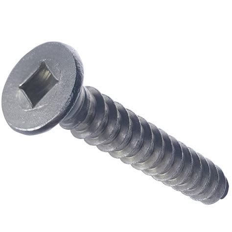 8 X 1 1 4 Flat Head Sheet Metal Screws Square Drive Stainless Steel