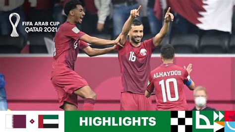 Qatar V United Arab Emirates FIFA Arab Cup Qatar 2021 Match