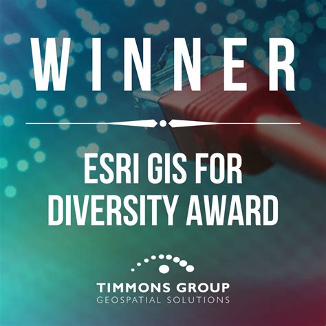 Timmons Group Receives Esris Gis For Diversity Award At Esri Partner