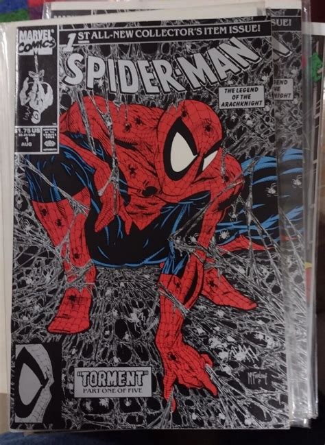 Spider Man Marvel Key Silver Variant Rare Mcfarlane Torment Pt