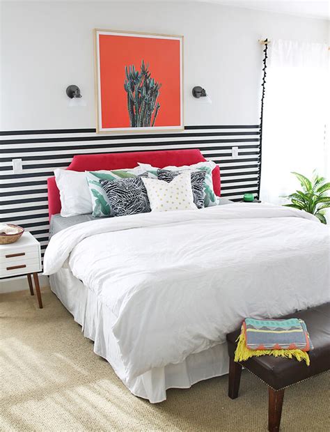 A Colorful Modern Bedroom Makeover - Persia Lou