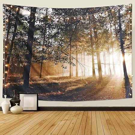 Dschungel Kreis Tapisserie D Kreative Wandbehang Baum Wald Wandteppich