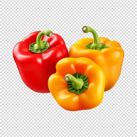 Pimentas Isoladas Em Fundo Transparente Png Psd Premium