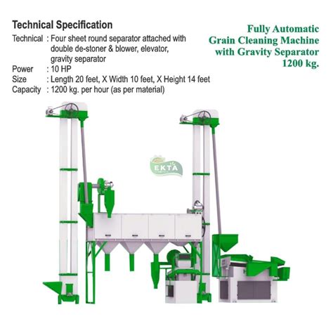 Automatic Wheat Cleaning Machine Ekta Agrotech