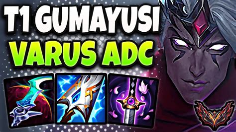 T Gumayusi Varus Adc Vs Caitlyn Patch Korea Grandmaster Youtube