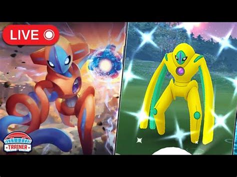 Shiny Deoxys Raid Day Pok Mon Go Youtube