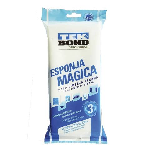 Esponja Tekbond Para Limpieza Pesada Blanco 3 Piezas Walmart