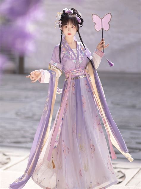 "Purple Gradient Hanfu, Summer Hanfu Dress, Daily Hanfu, Hanfu Fairy ...