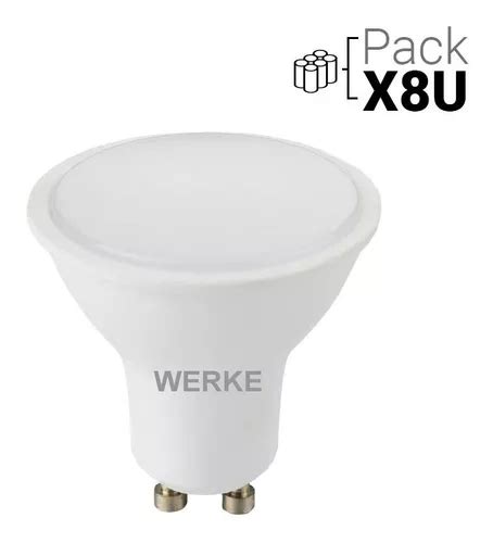 Lâmpada led Werke TLGU107C6 Dicroica cor branco quente 7w smd 110 7W