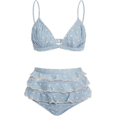 Zimmermann Helm Tri Tuck Bikini Set Liked On Polyvore Featuring Swimwear Bikinis Bikini