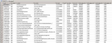 Table monitoring & Table informations in SQL-Server databases – webLOG