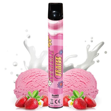 Puff Ice Cream Fraise Wpuff Liquideo E Vape