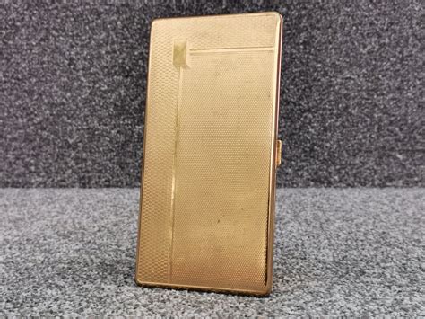 1940s Standphast Goldoid Gold Plated Cigarette Case Etsy Uk Art Deco Design Vintage