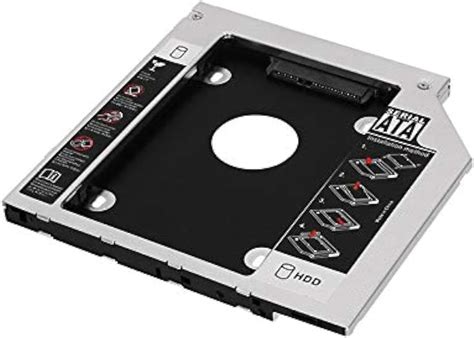 Salcar 2 HDD SSD SATA 3 0 Festplattenrahmen Caddy für 12 7mm SATA 2 5