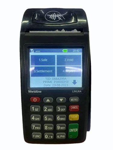 Mobile Handheld Automatic Linura Card Swipe Machine For Hotel Model