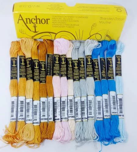 Linhas Meadas Para Bordar Moulin Anchor M Kit Unidades