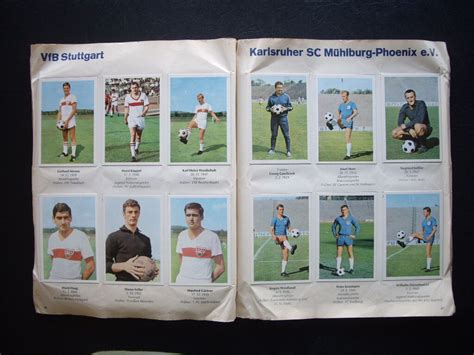 100 COMPLETE GERMANY BERGMANN BUNDESLIGA 1967 68 STICKER ALBUM EBay