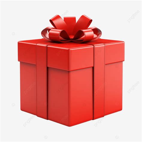 Red Gift Square Box, Gift, Present, Red PNG Transparent Image and Clipart for Free Download