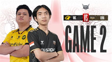 Onic Vs Dewa United E Sports Regular Season Week Day Game