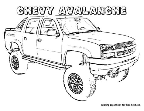 Trucks Coloring Sheets