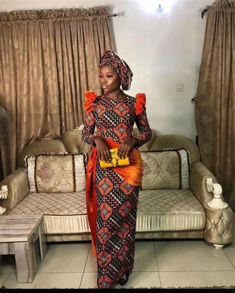 Latest And Best Owambe Gown Styles For Ankara Print Ladeey