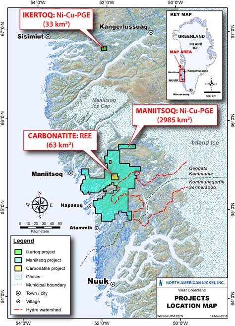 North American Nickel Awarded New Mineral Licences in Greenland