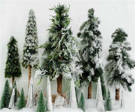 Kate Winter Backdrop Christmas Trees Snow Forest For Photography