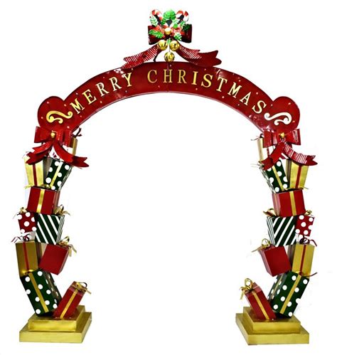 Tis Your Season | Life-Size Christmas Archway with Presents, Candy ...