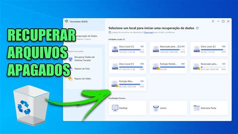 Como Recuperar Arquivos Apagados Permanentemente Do Pc Recupere Fotos Vídeos E Pastas Youtube