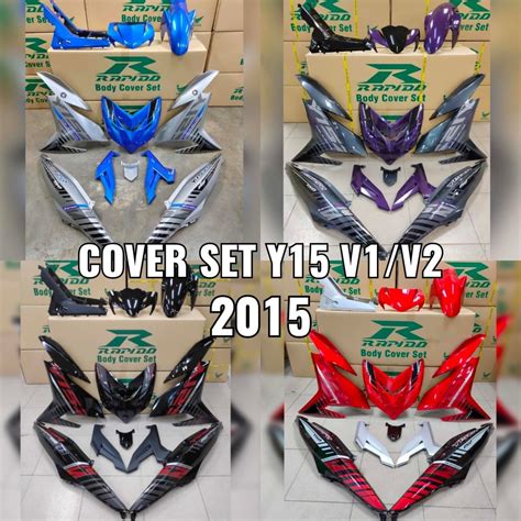 Y V V Sticker Tanam Rapido Coverset Bodyset Blue Red Purple Black