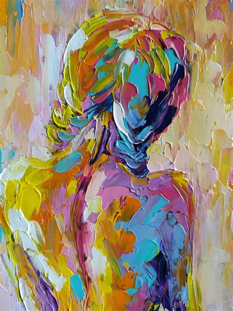 Early Morning Nude Erotic Body Woman Woman Body Oil Painting A Gift For Him Gift For