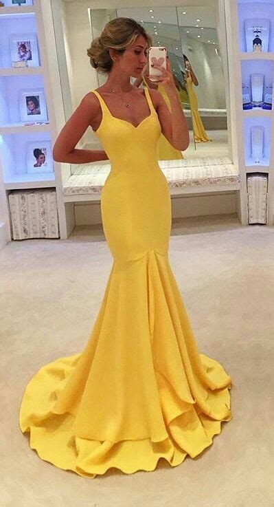 Vestido Amarelo Super Lindos Em 2020 Vestidos De Baile Amarelos