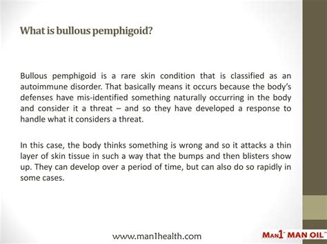 PPT - Male Organ Bumps and Skin Disorders: What Is Bullous Pemphigoid