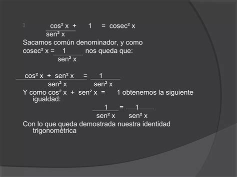 Identidades Trigonometricas 2 PPT