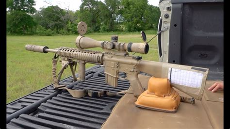 Sighting In My "Mock" 12 (Mk12 Mod 1 SPR Build) - YouTube