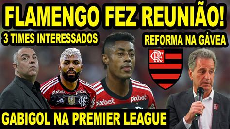 FLAMENGO FAZ REUNIÃO PARA RENOVAR CONTRATO DE BRUNO HENRIQUE GABIGOL