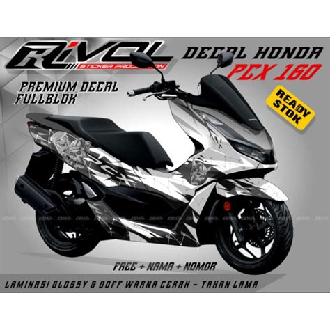 Jual Stiker Decal Variasi Honda Pcx 160 Full Body Striping Variasi