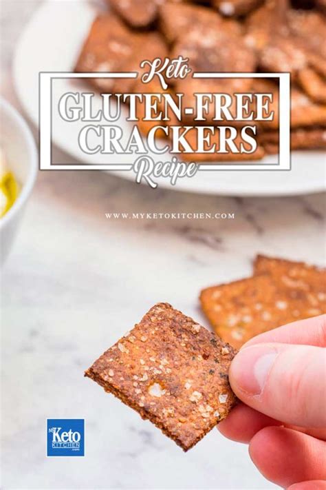 Gluten Free Crackers Recipe - Low Carb Savory - 100% Keto EASY!