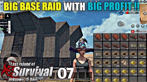 Raiding Big Base For Point Last Day Rules Survival Last Island