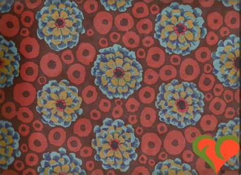 Kaffe Fassett Bubble Flower Teal Fabric Gp Half Yard Oop Etsy