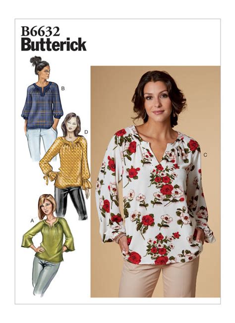 Patron Butterick Blouses 6632