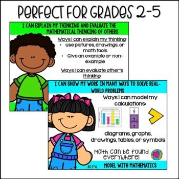 Standards For Mathematical Practice Posters Freebie By Setting The Standard