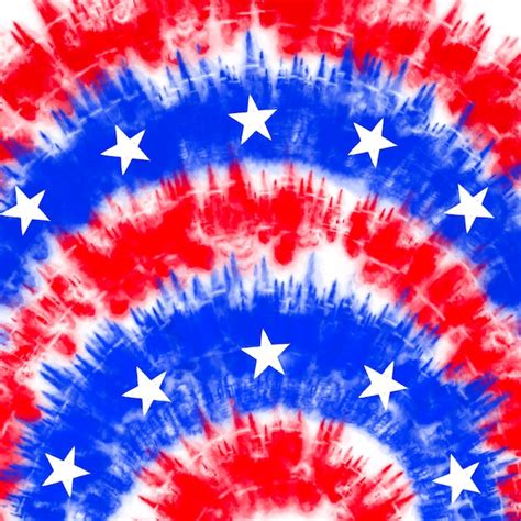 Premium Photo Tie Dye American Flag Background Red And Blue Color