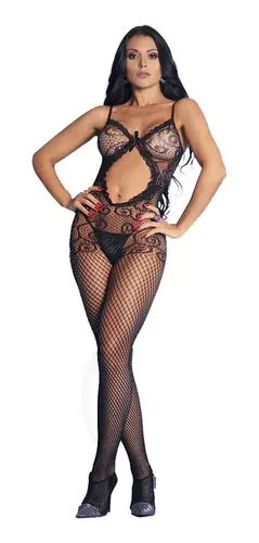 Macac O Arrast O Meia De Corpo Sensual Lingerie Fantasia Frete Gr Tis