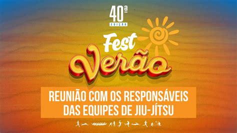 Fest Verão 2024 reunião representantes das equipes de jiu jitsu