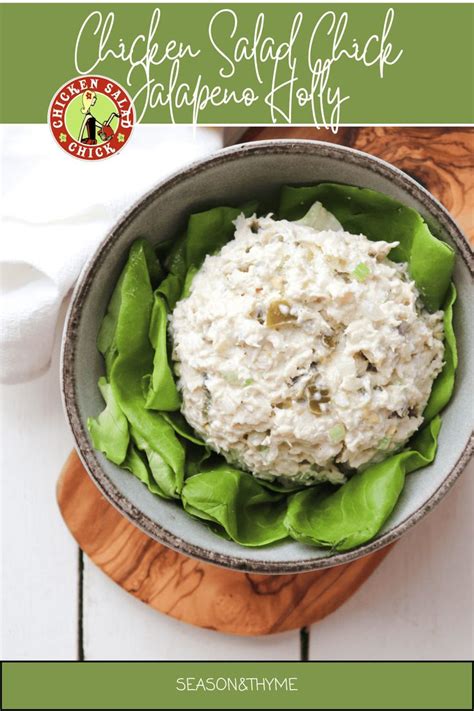 Jalapeno Chicken Salad Season Thyme Recipe In Chicken