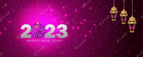 Premium Vector | New year celebration banner