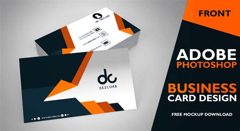 Business Card Design Photoshop Tutorial - Dezcorb