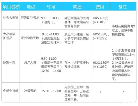 香港海洋公园游玩攻略旅泊网