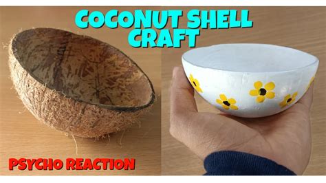 Diy Coconut Shell Craft How To Make Decorating Bowl From Coconut